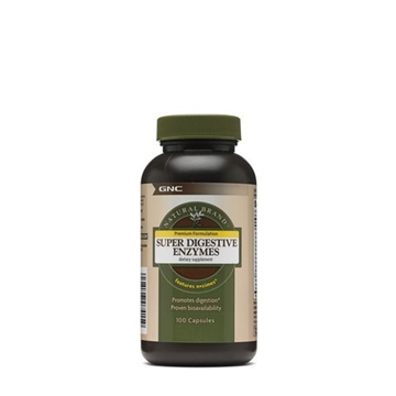 Снимка на GNC Natural Brand Super Digestive Enzymes / Супер храносмилателни ензими - Натурални ензими от растителен и животински произход