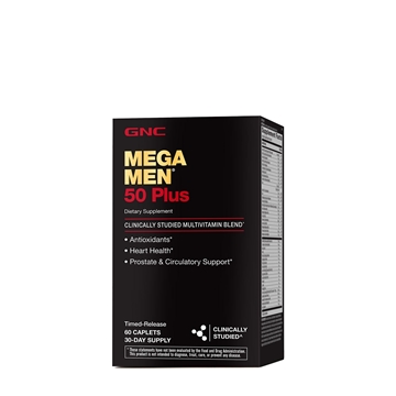 Снимка на GNC Mega Men® 50+ / Мега Мен 50+ - Мултивитаминен комплекс, специално насочен към мъжете над 50 години