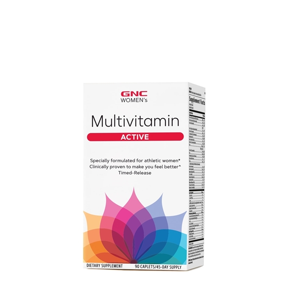 Picture of GNC Women's Multivitamin Active / Мултивитамини за жени Актив - Повече антиоксидантна сила от всякога и над 30 клинично проучени съставки, по-малки и лесни за преглъщане каплети