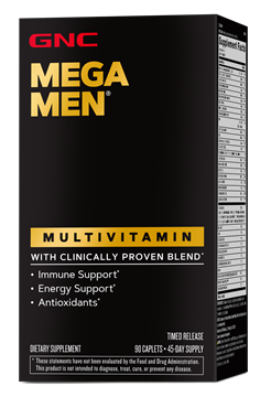 Снимка на GNC Mega Men®/ Мега Мен - Високоефективен комплекс от антиоксиданти, витамини и минерали, специално създадени за мъже.